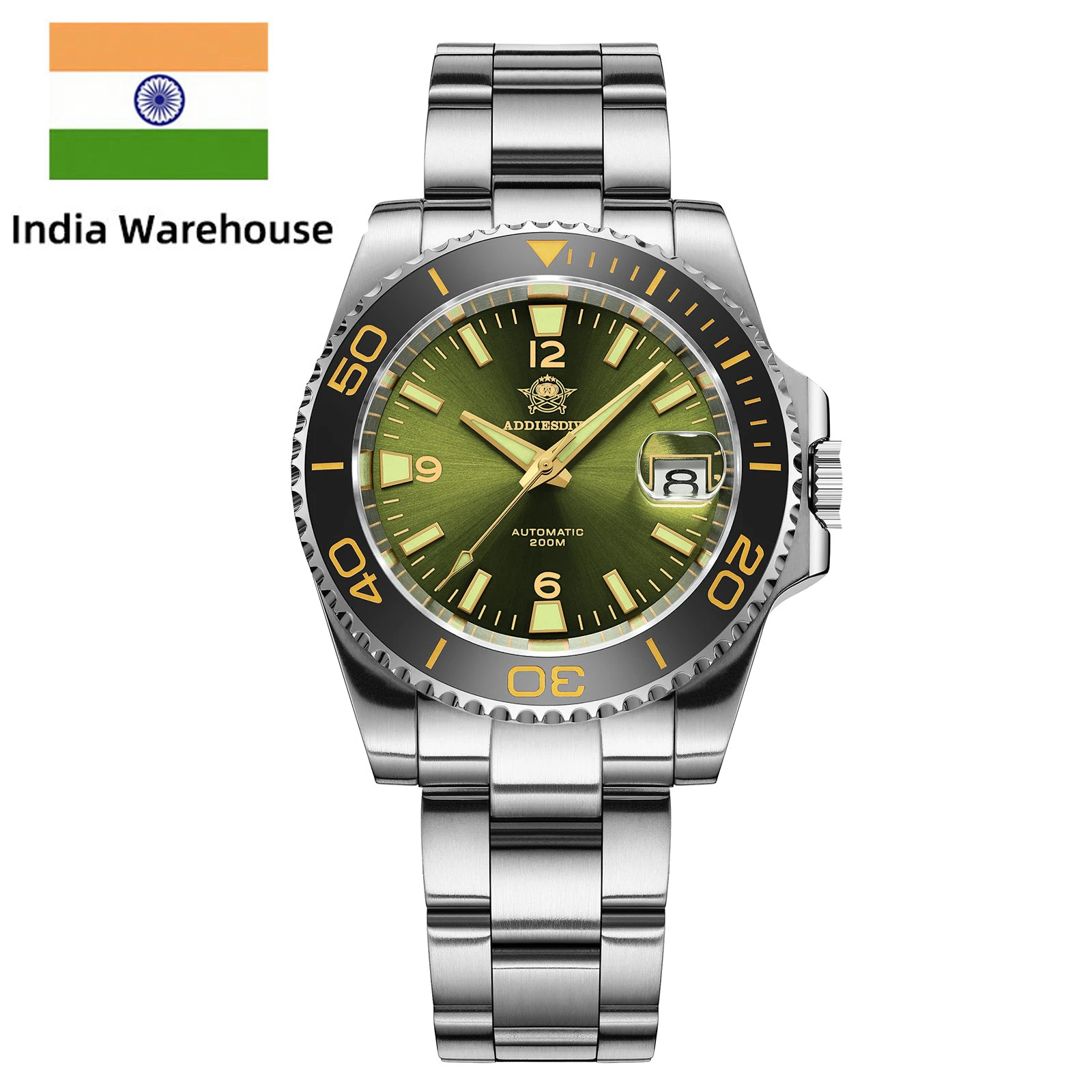 Addiesdive Retro 8215 Sub Dive Watch AD2505