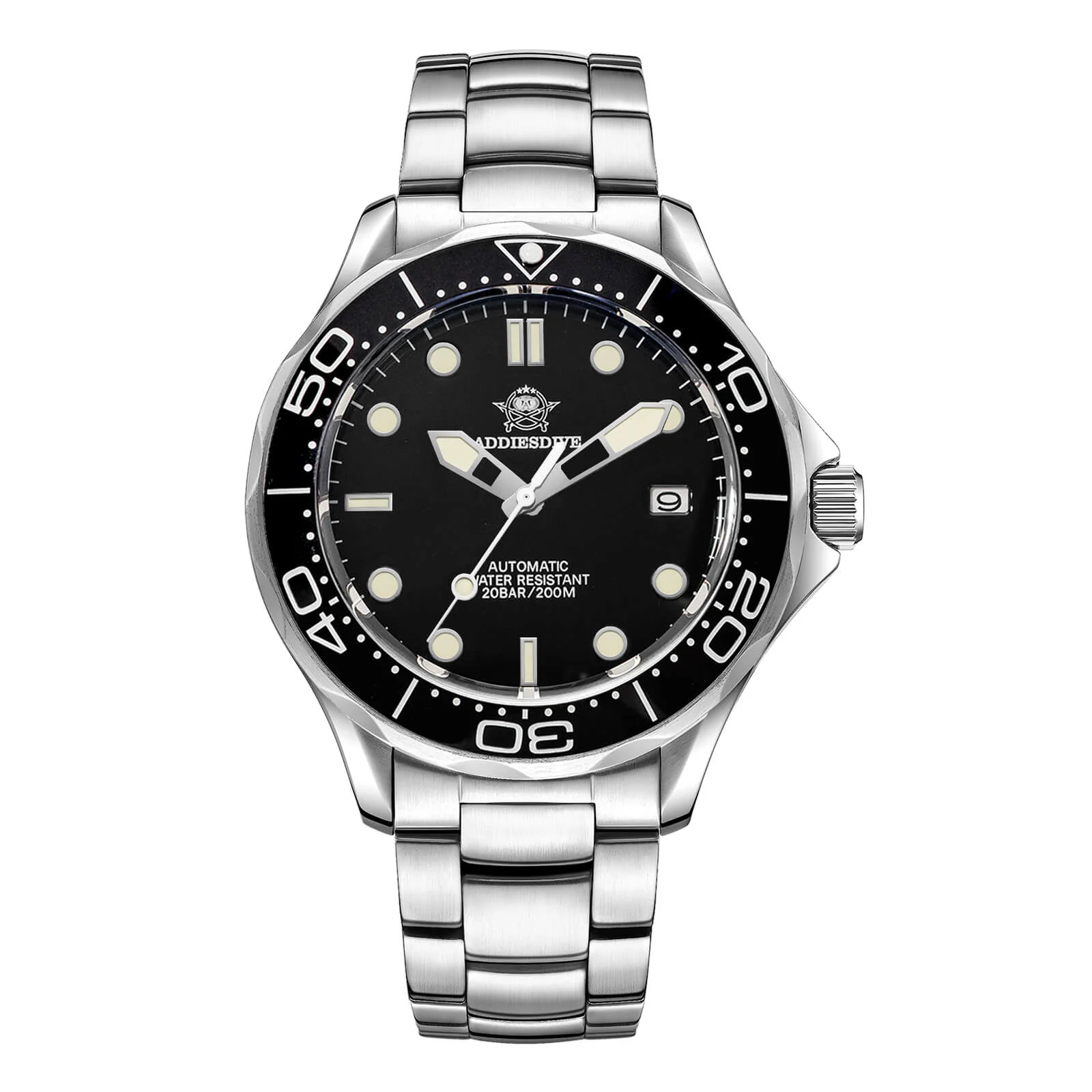 Addiesdive Seamaster Men's Automatic Divers Watch AD2106