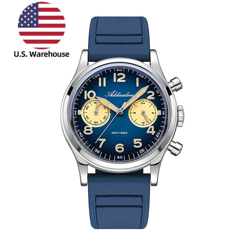 Addiesdive U.S. -ADDIESDIVE 38mm VK64 Chronograph Watch AD2516