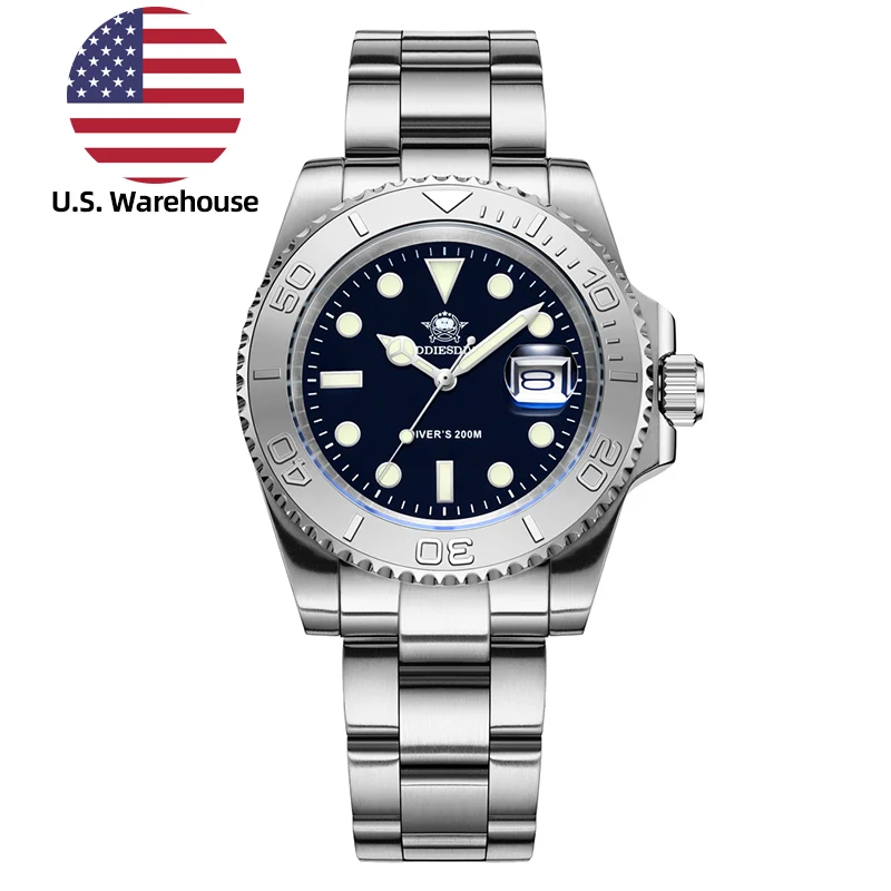 Addiesdive U.S. -Addiesdive 41mm Quartz Watch Diver's 200M (MY-H3C)