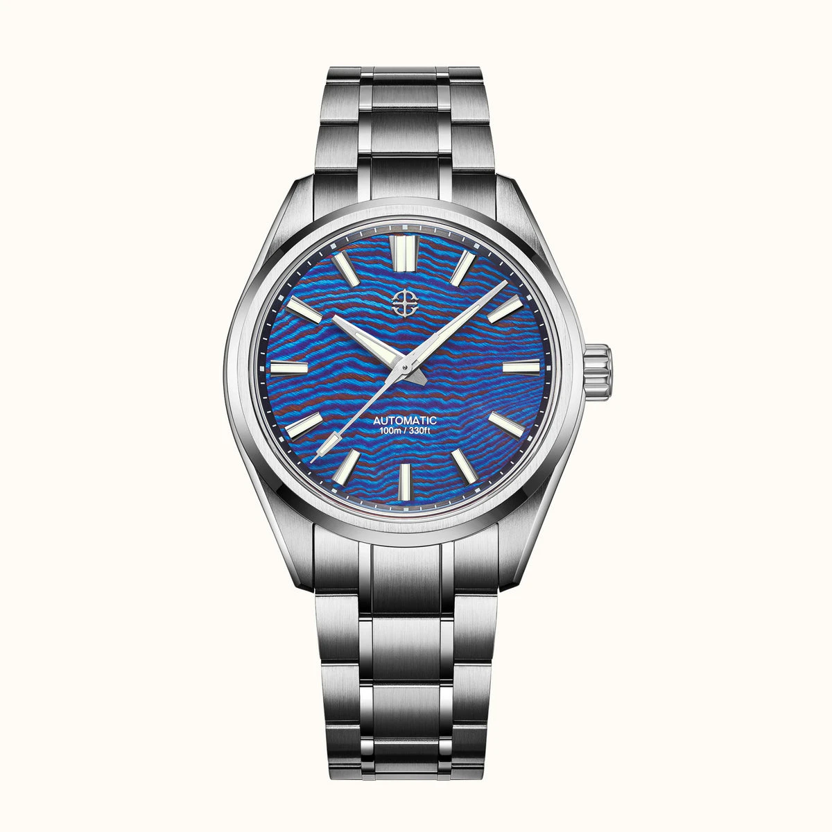 AETHELSOHN Titanium Damascus Forged Dial Automatic Watch