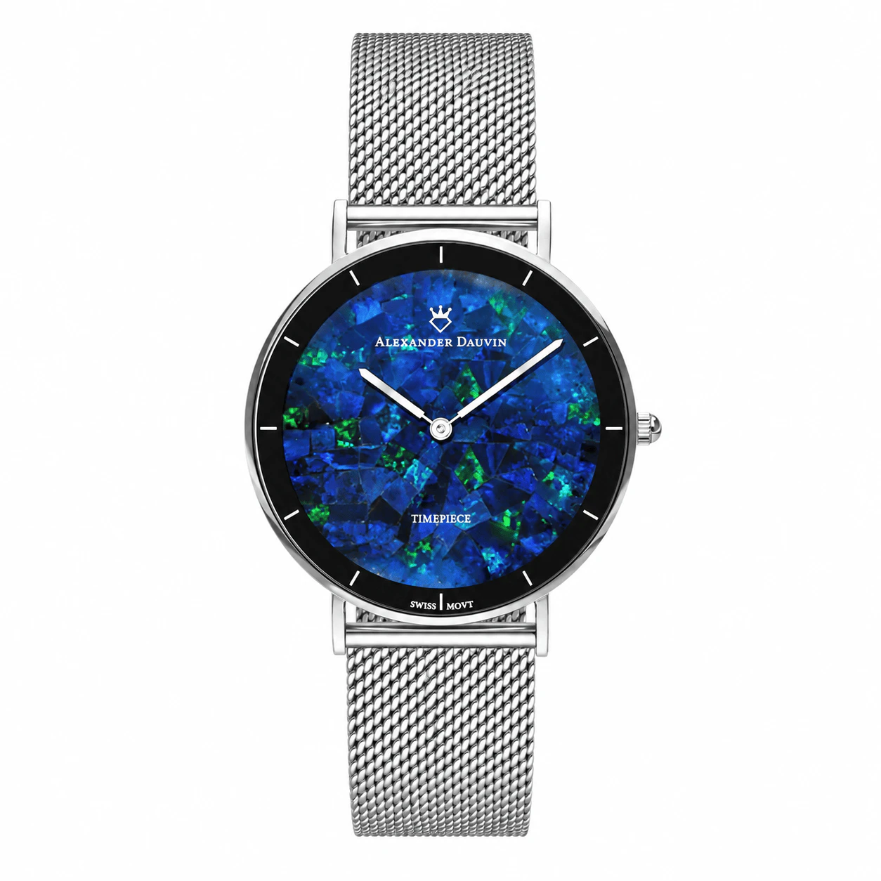 Alexander Dauvin Gatsby Cliff Blue Opal Watch – 36mm