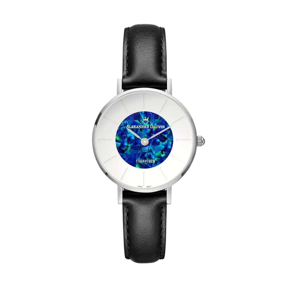 Alexander Dauvin Lumiere Pedy Blue Opal Watch 28mm