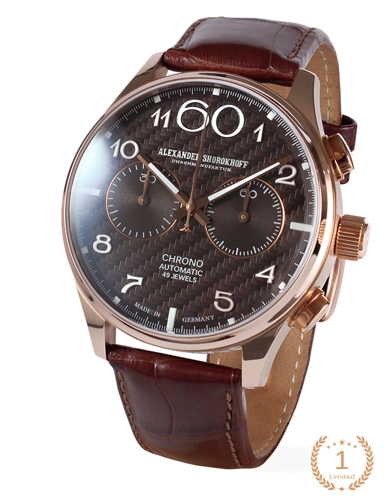 Alexander Shorokhoff Einzelstück - Chrono Gold - Alexander Shorokhoff Uhren