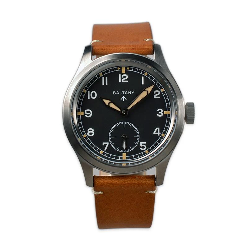 Baltany 39mm Dirty Dozen Military Vintage Quartz Wristwatch S2032