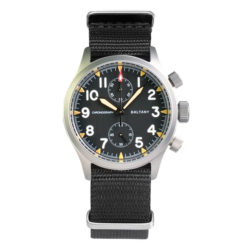 Baltany Vintage Military Style Quartz Chronograph Watch S5033