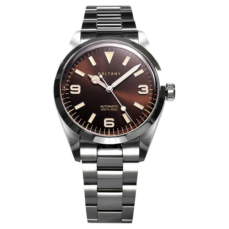 Baltany Explorer Tribute S4035 Stainless Steel Bracelet Automatic Man Watch