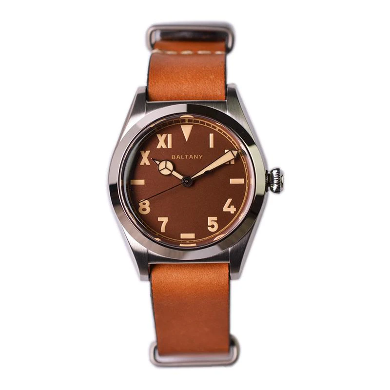 Baltany Vintage Bubble Back Style NH38 Automatic Watch S4029