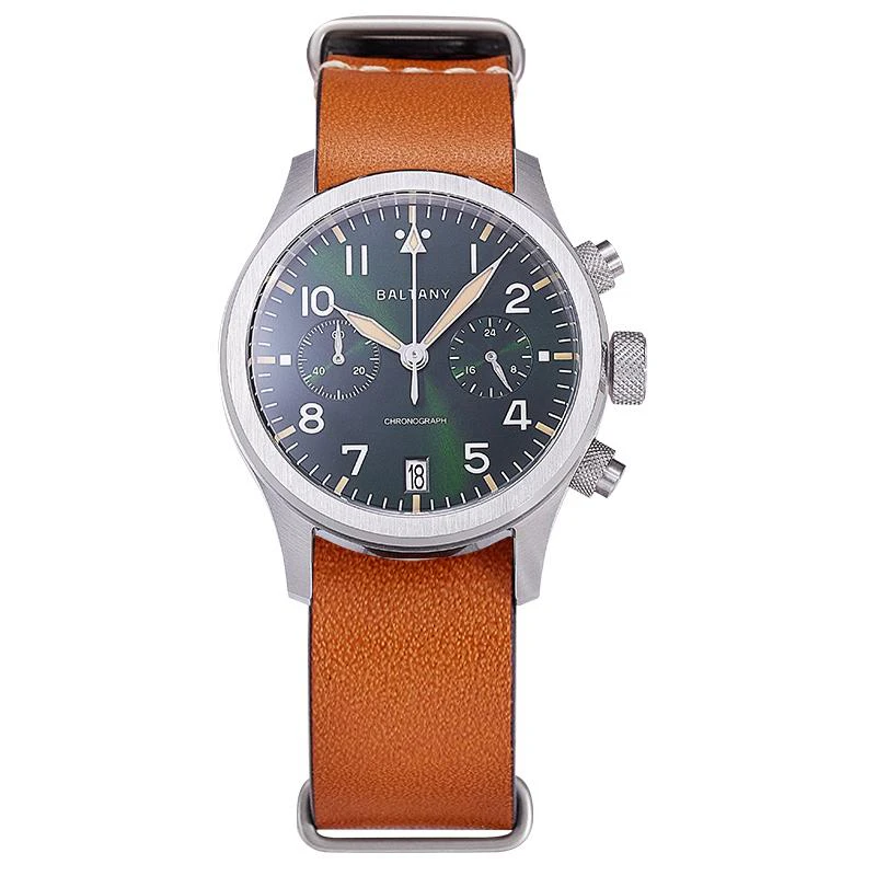 Baltany Retro Calendar Military Chronograph Pilot Watch S5057