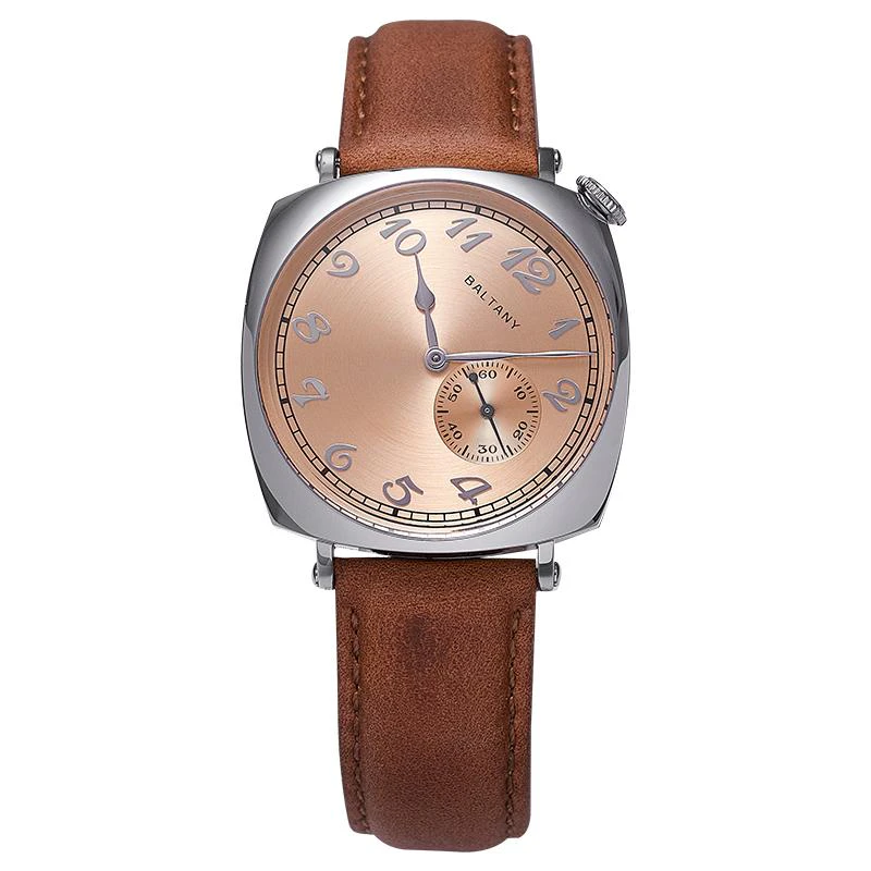 Baltany Retro American 1921 Cockeyed Dial Mechanical Watch S4046AH