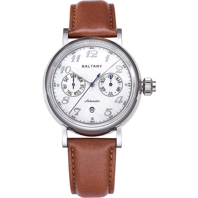 Baltany Affordable Mono-pusher Complex Retro Watch S6048