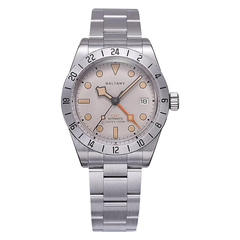 Baltany Affordable Retro NH34 GMT Automatic Watch S6073AB