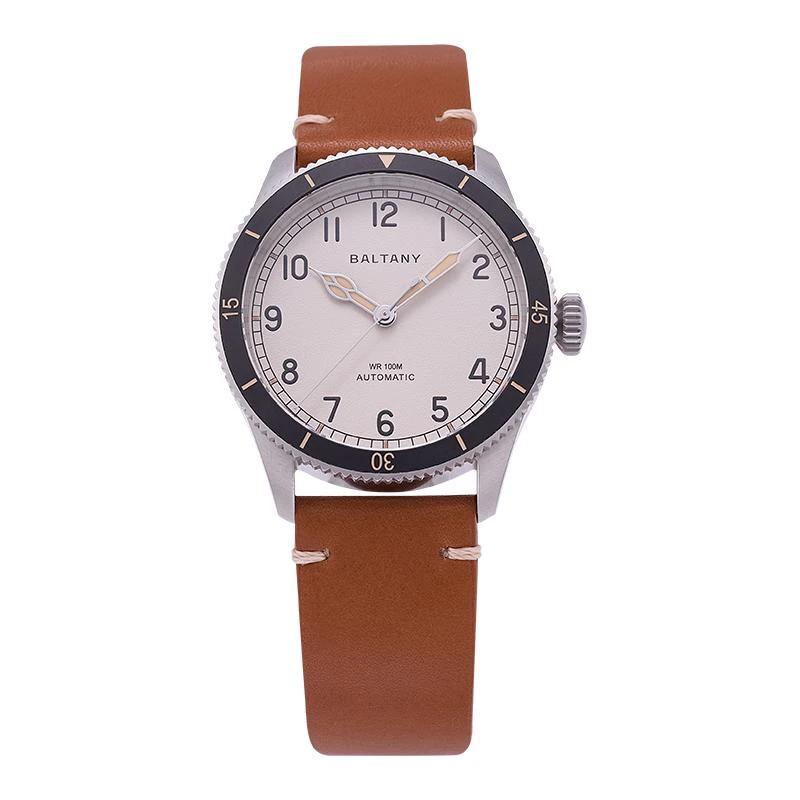 Baltany Military Style Khaki Aviation Pilot Watch S2076