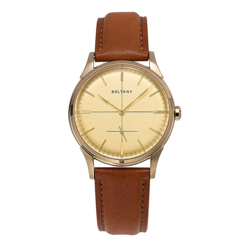 Baltany Dome Crosshair Dial Small Seconds Retro Dress Watch S4092