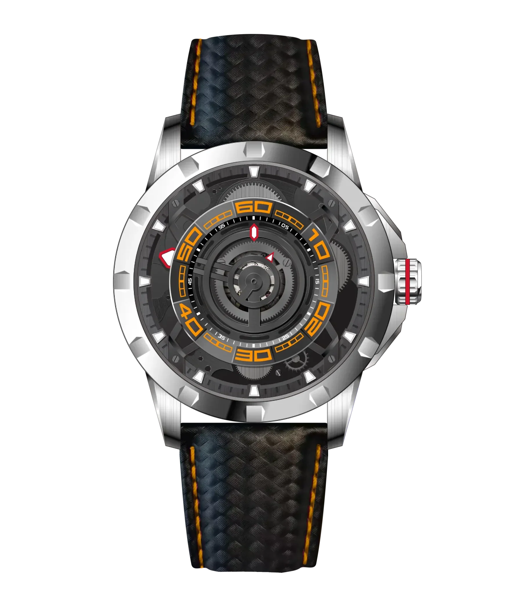 BERNY Berny-Customize-Men Automatic Skeleton Watch-AM198M