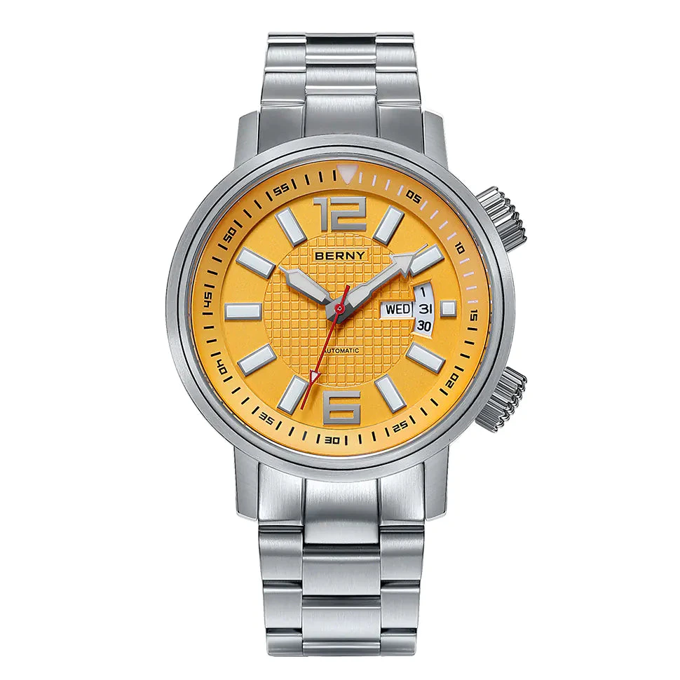 BERNY BERNY-Men Automatic Compressor-style Diver Watch-AM7081MS