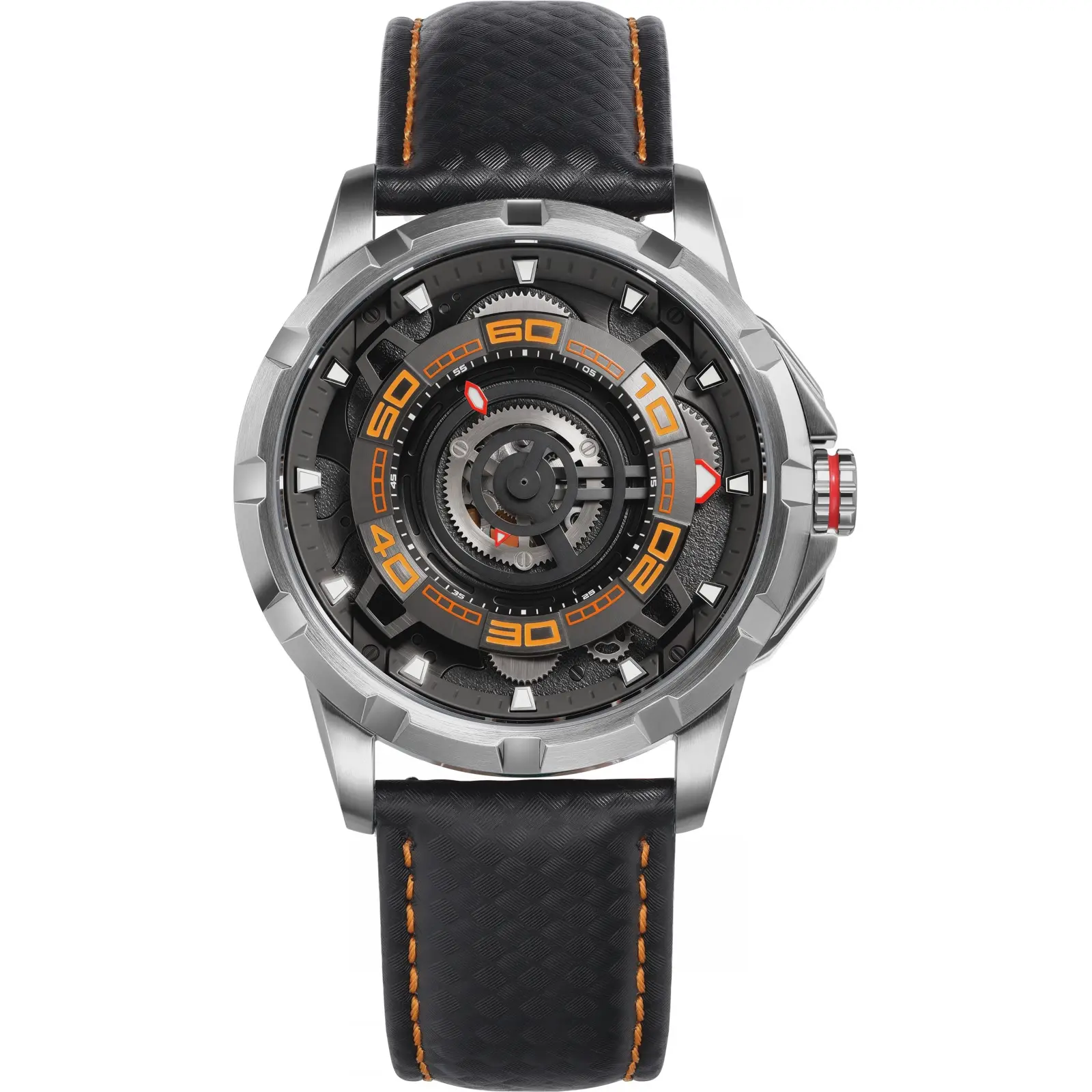 BERNY Men's Skeleton Mechanical Watch