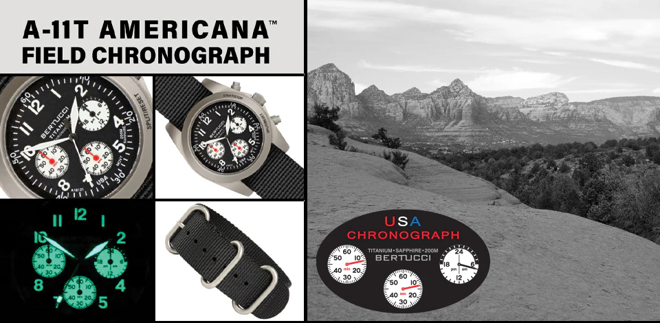Bertucci A-11T Americana Field Chronograph