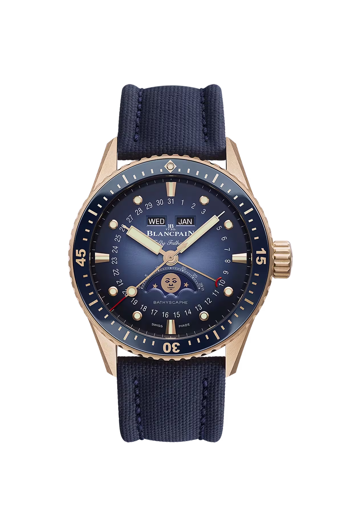 Blancpain Bathyscaphe Quantième Complet Phases de Lune