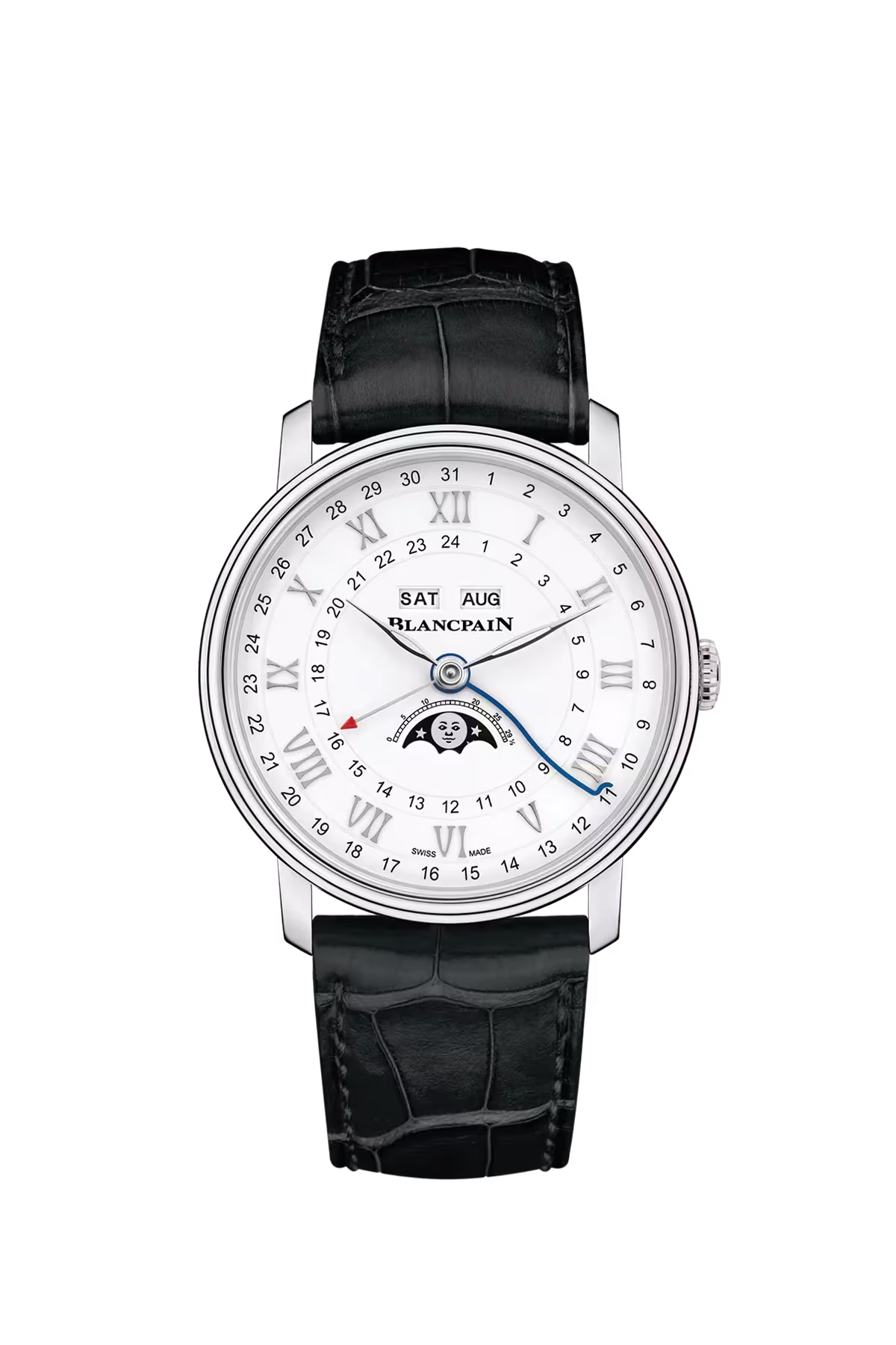 Blancpain Villeret Quantième Complet Phases de Lune GMT