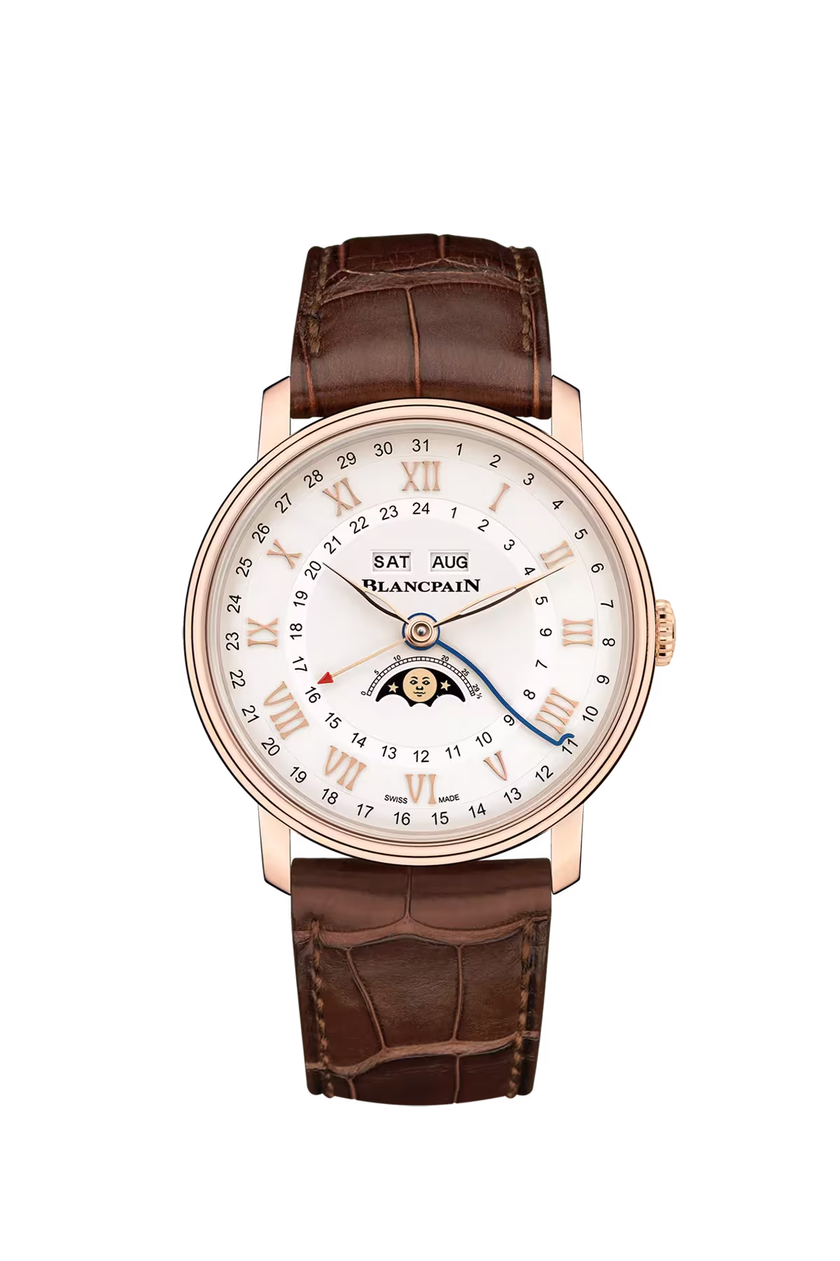 Blancpain Villeret Quantième Complet Phases de Lune GMT