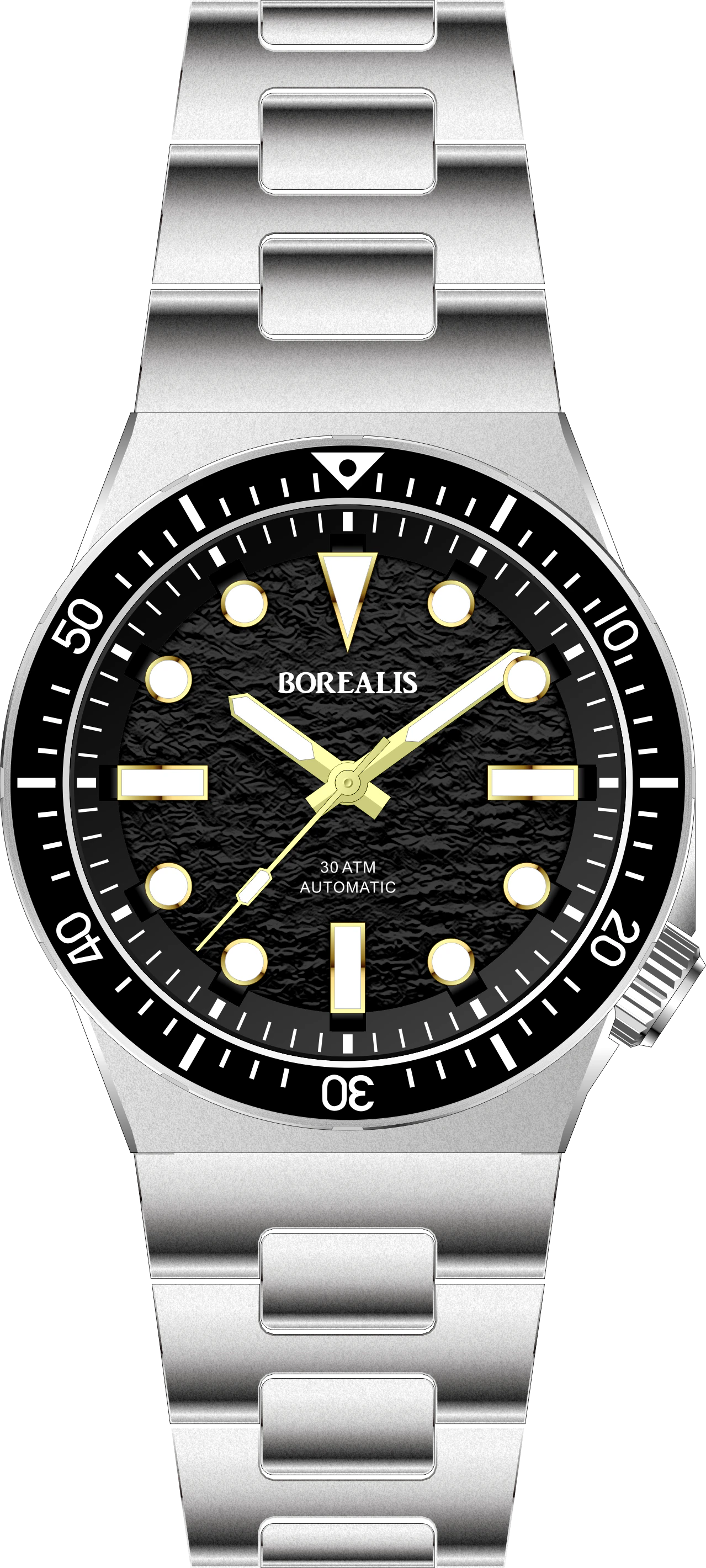 Borealis Watch Co. Porto Covo Black & Gold