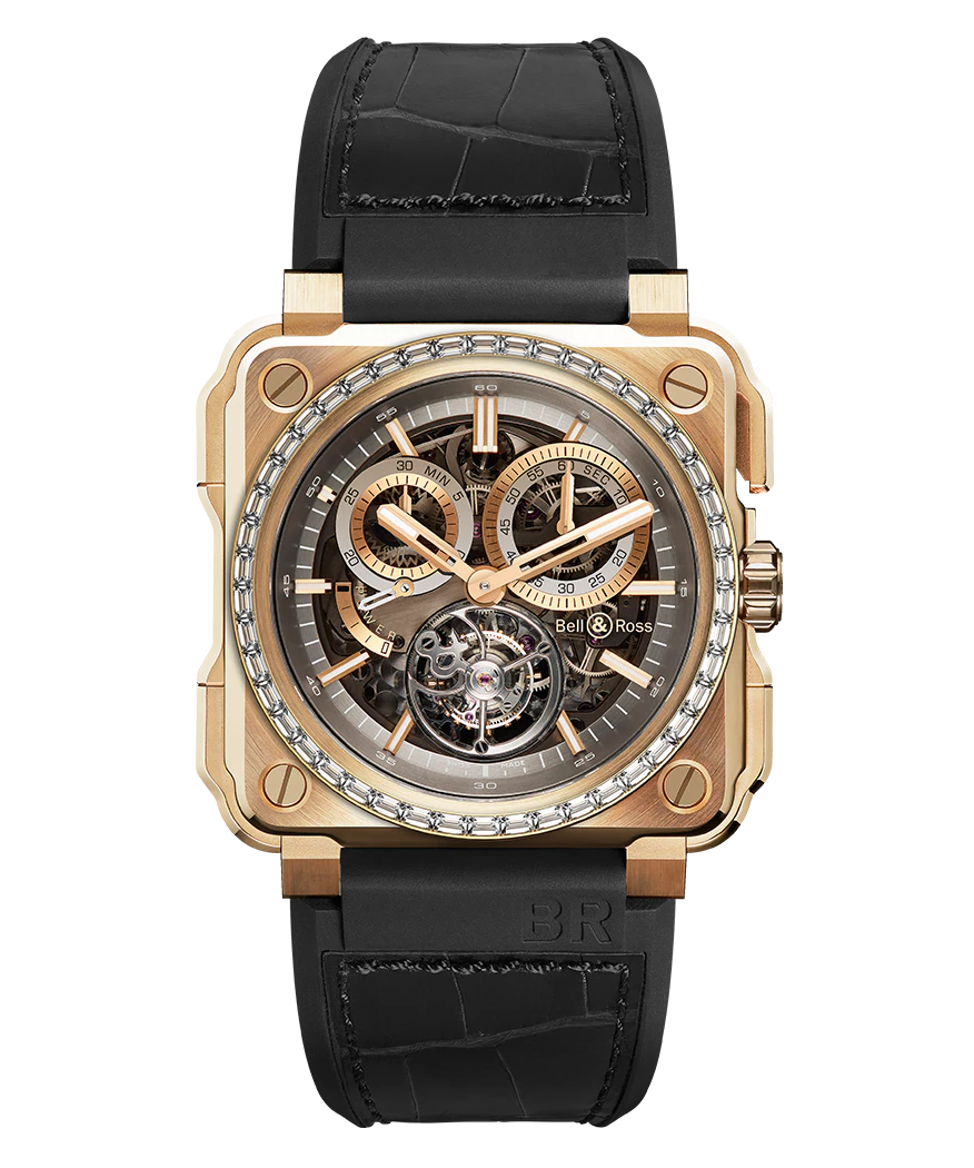 Bell & Ross BR-X1 TOURBILLON ROSE GOLD DIAMONDS