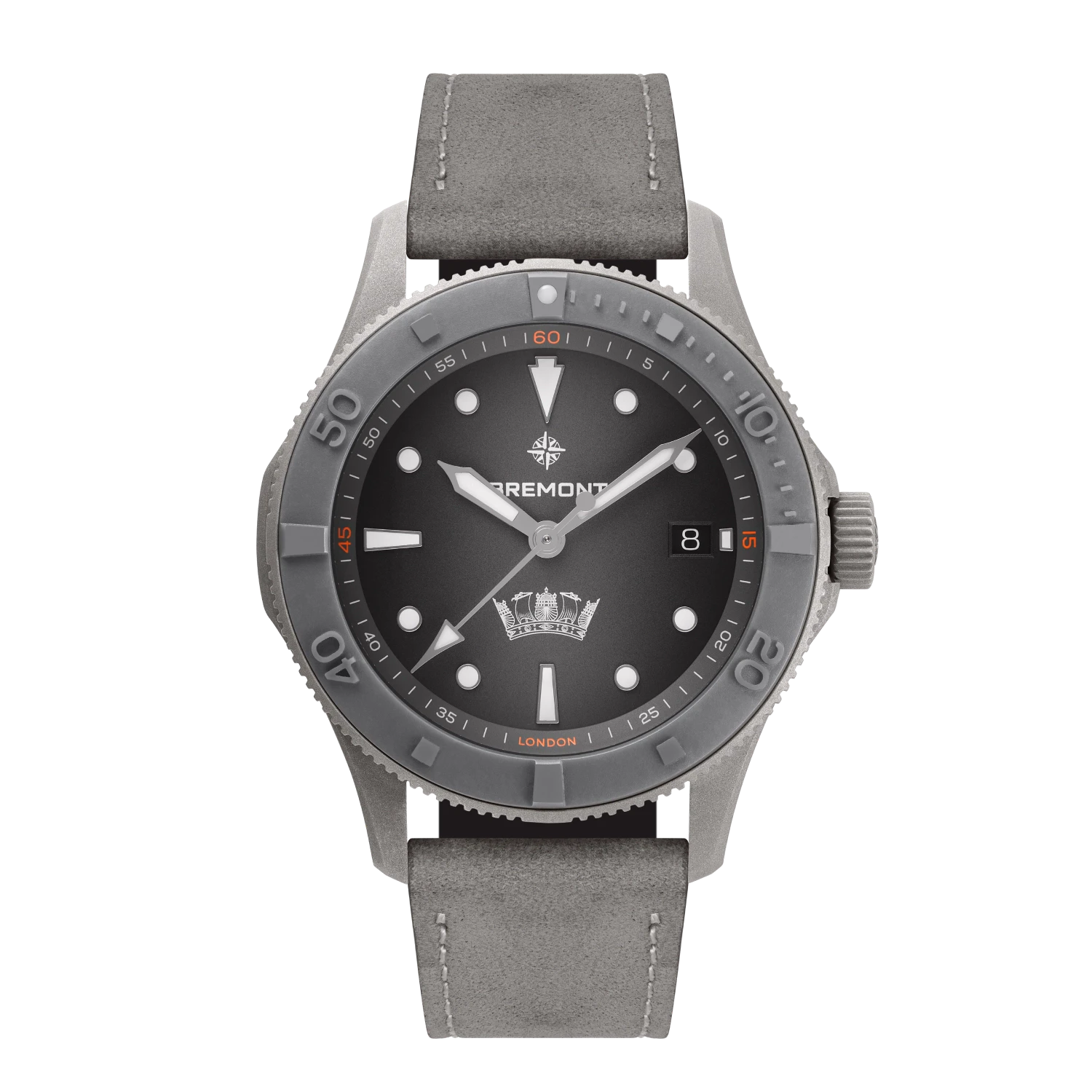 Bremont HMAF Supermarine 40mm Date Leather Strap