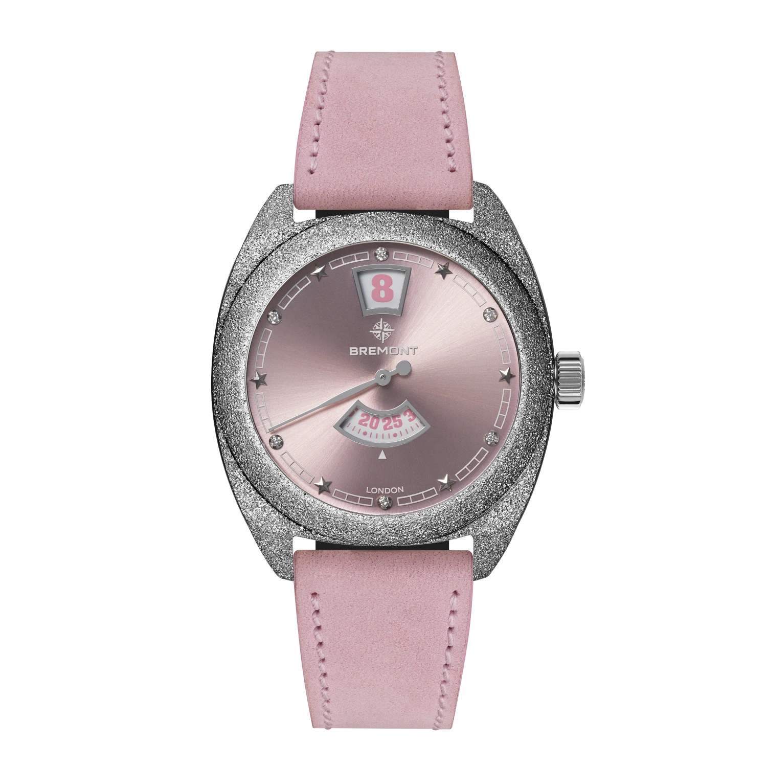 Bremont Terra Nova Jumping Hour 35mm Frosted Pink – Bremont Watch Company