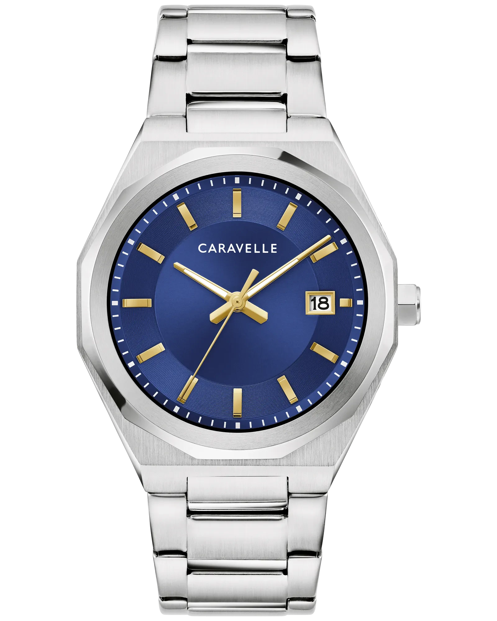 Bulova Blue Dial Stainless Steel Bracelet Classic 43B181