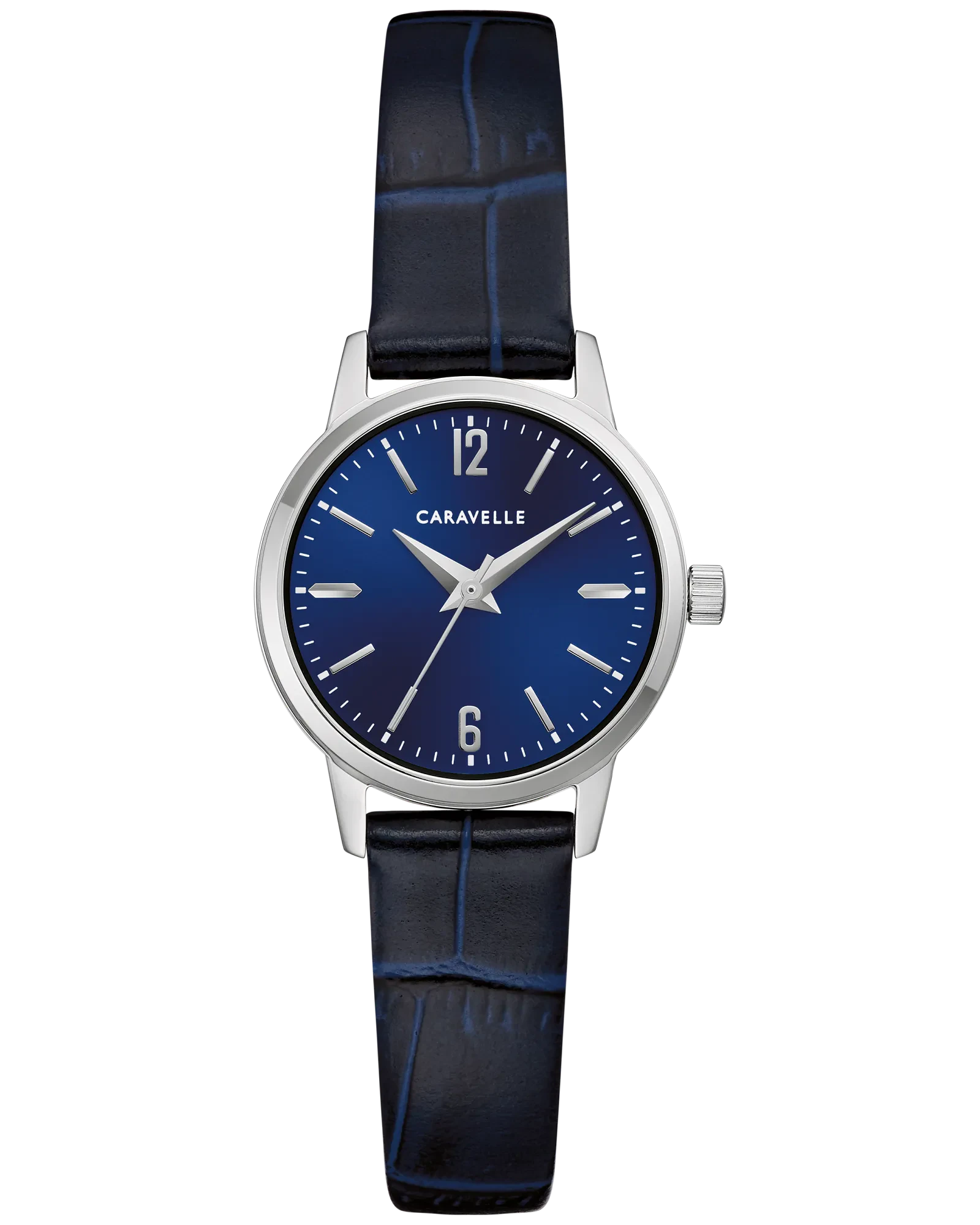 Bulova Blue Dial Leather Strap Classic 43L229
