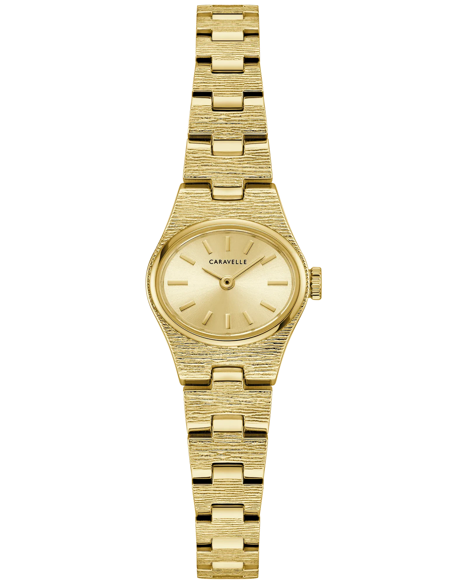 Bulova Champagne Dial Stainless Steel Bracelet Vintage Dress 44L271