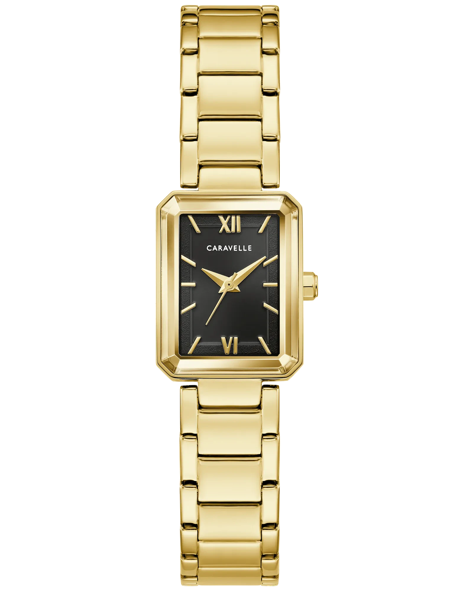 Bulova Black Dial Stainless Steel Bracelet Modern 44L276