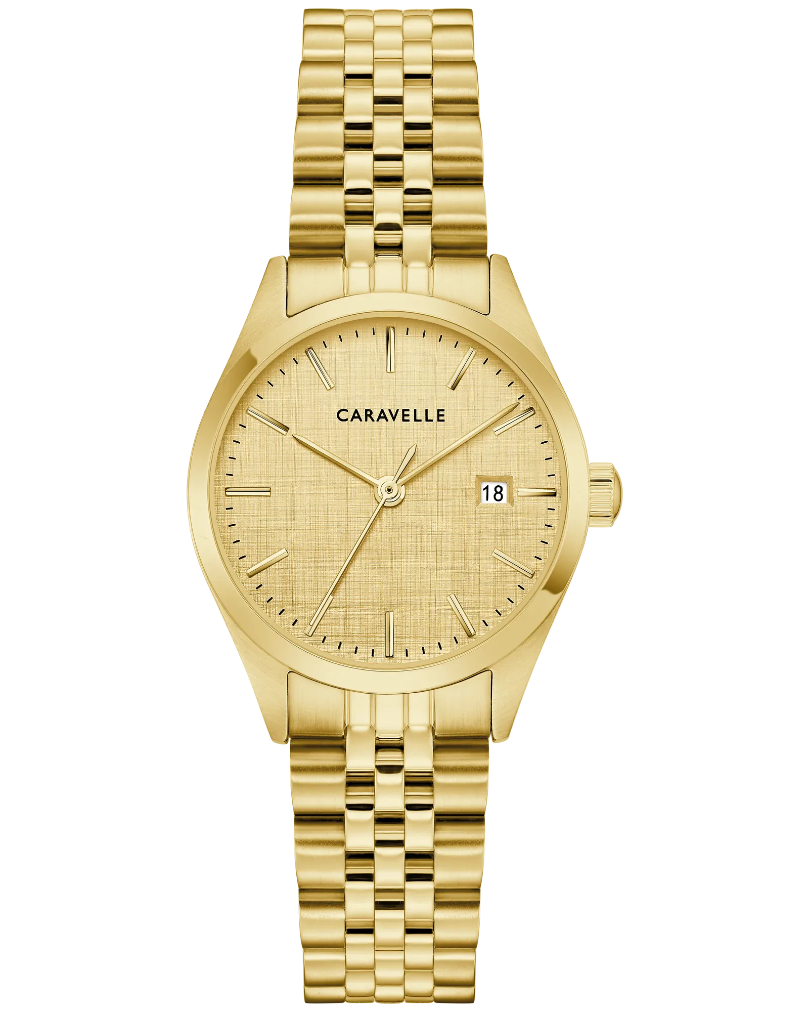 Bulova Champagne Dial Stainless Steel Bracelet Classic 44M117