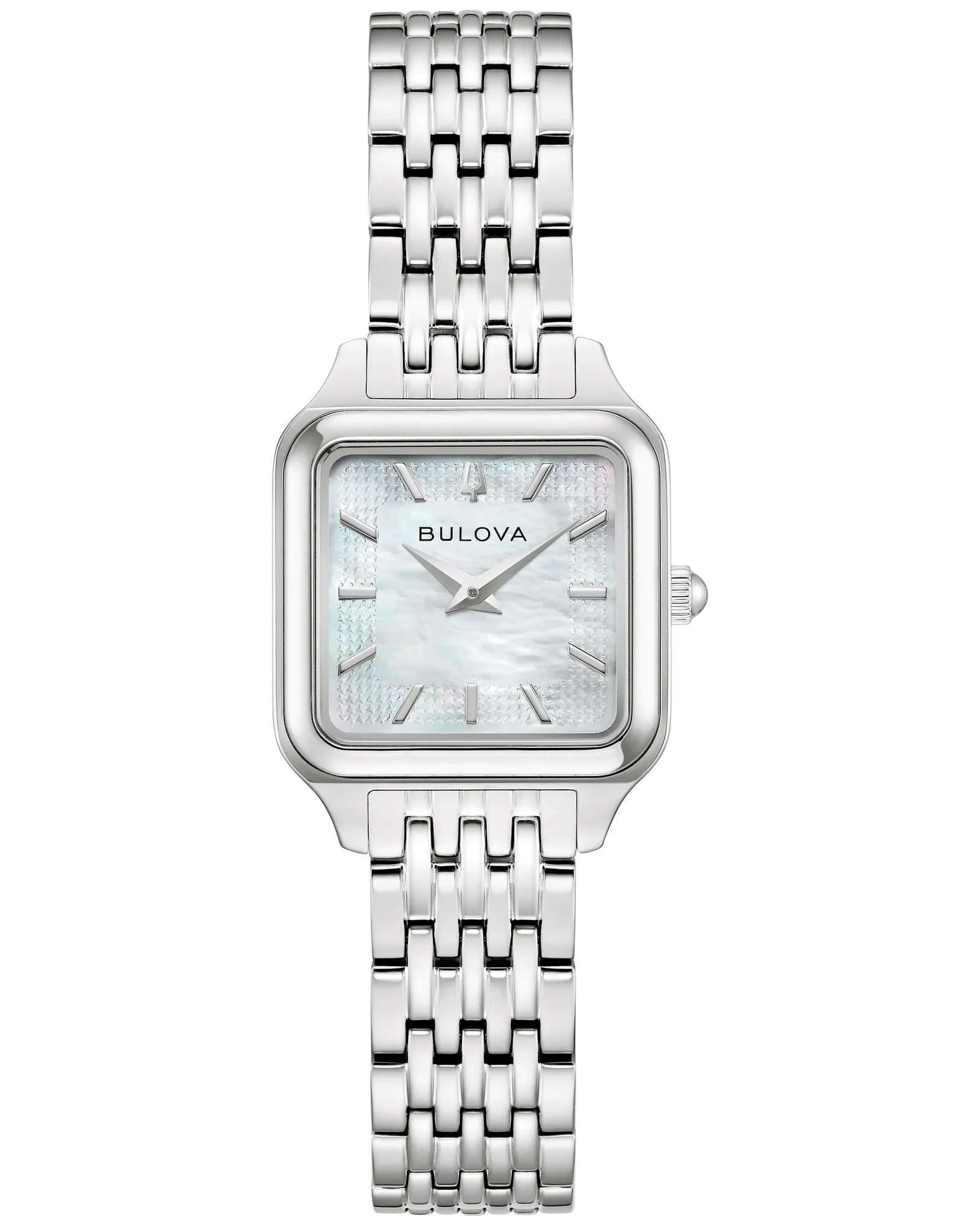 Bulova White Dial Stainless Steel Bracelet Sutton 96L357