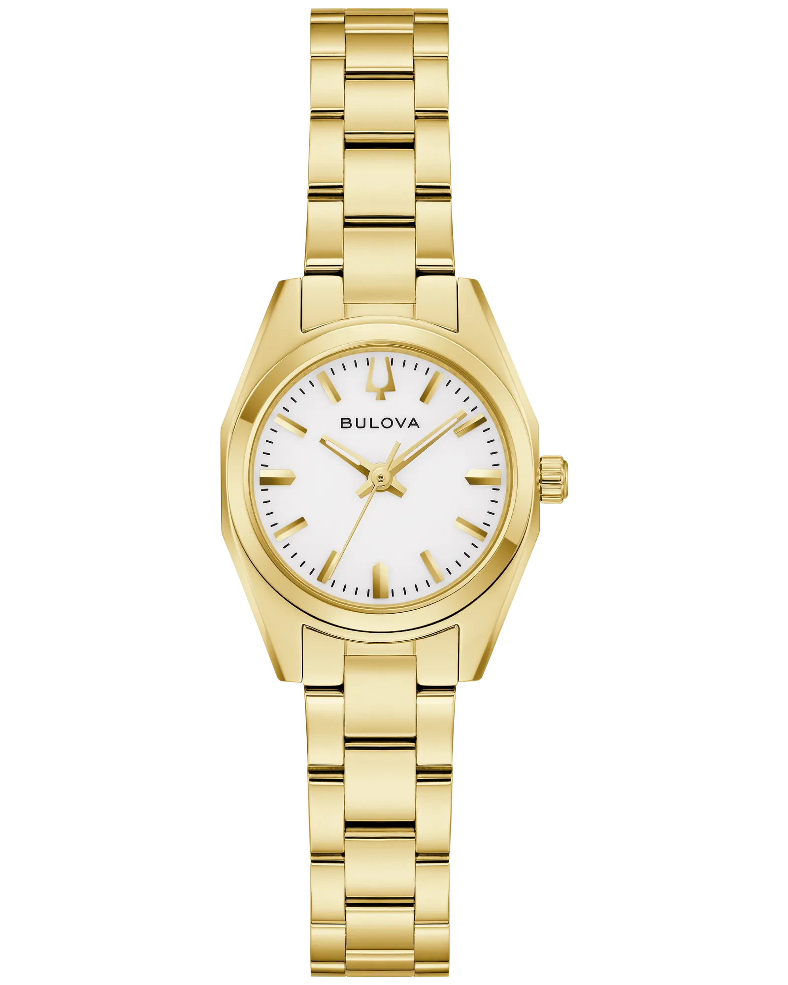 Bulova White Dial Stainless Steel Bracelet Surveyor 97L190