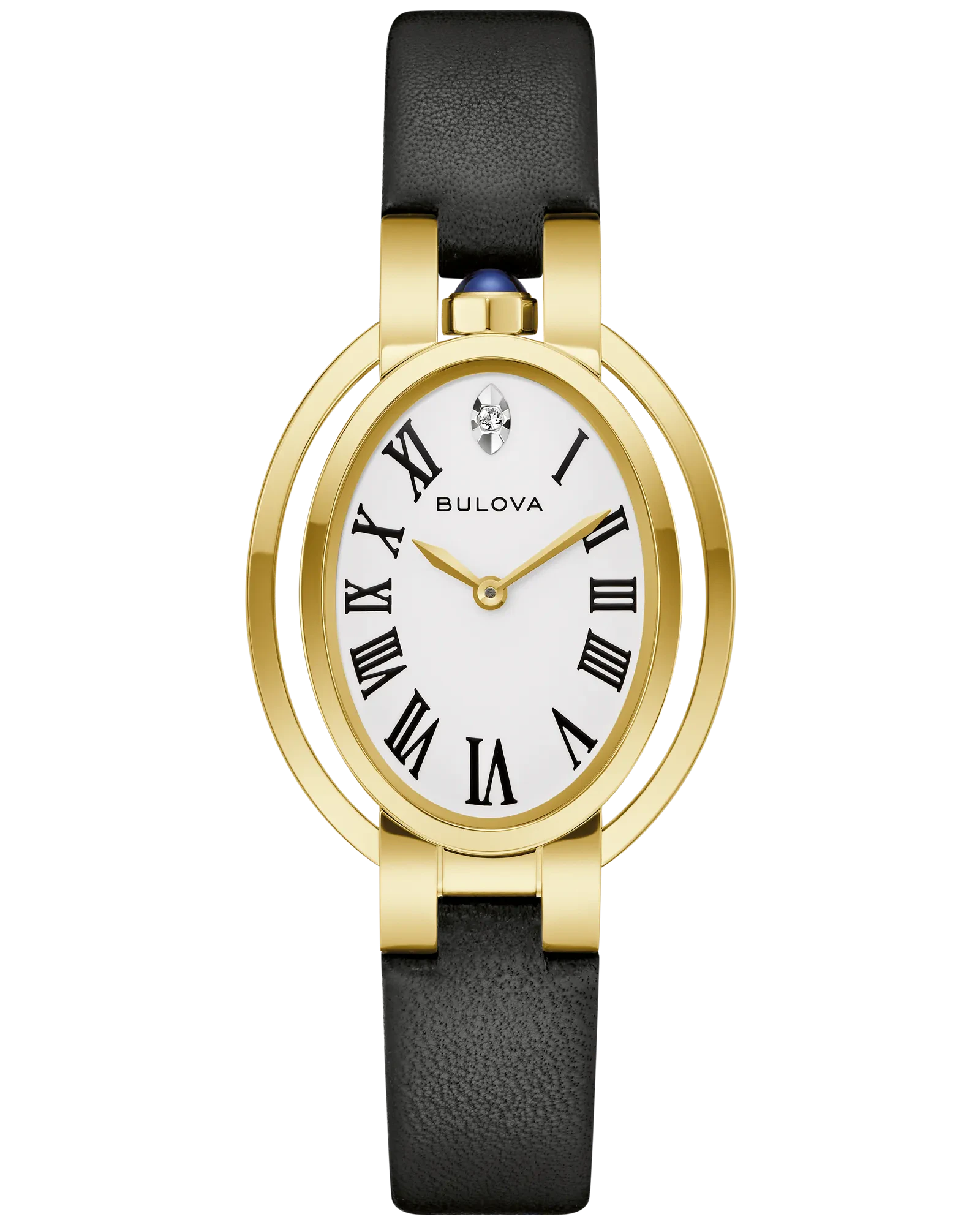 Bulova White Dial Stainless Steel Strap Rubaiyat 'Ella' 97P180