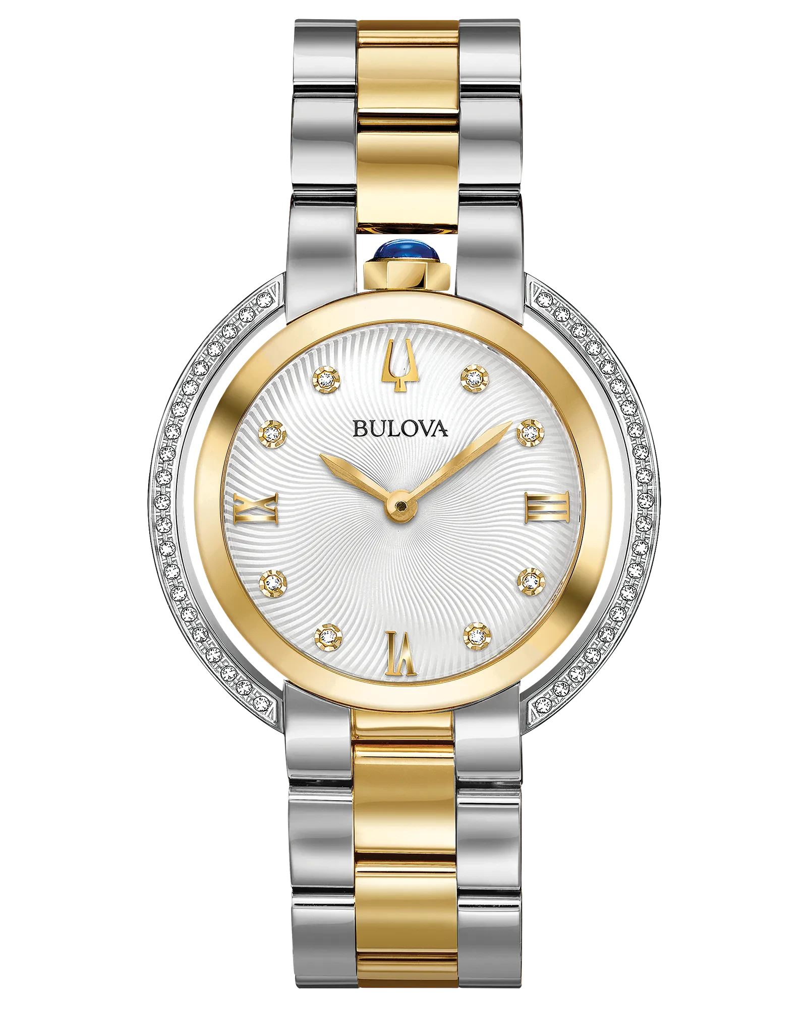 Bulova Rubaiyat Women's Two-Tone Gold Diamond Watch