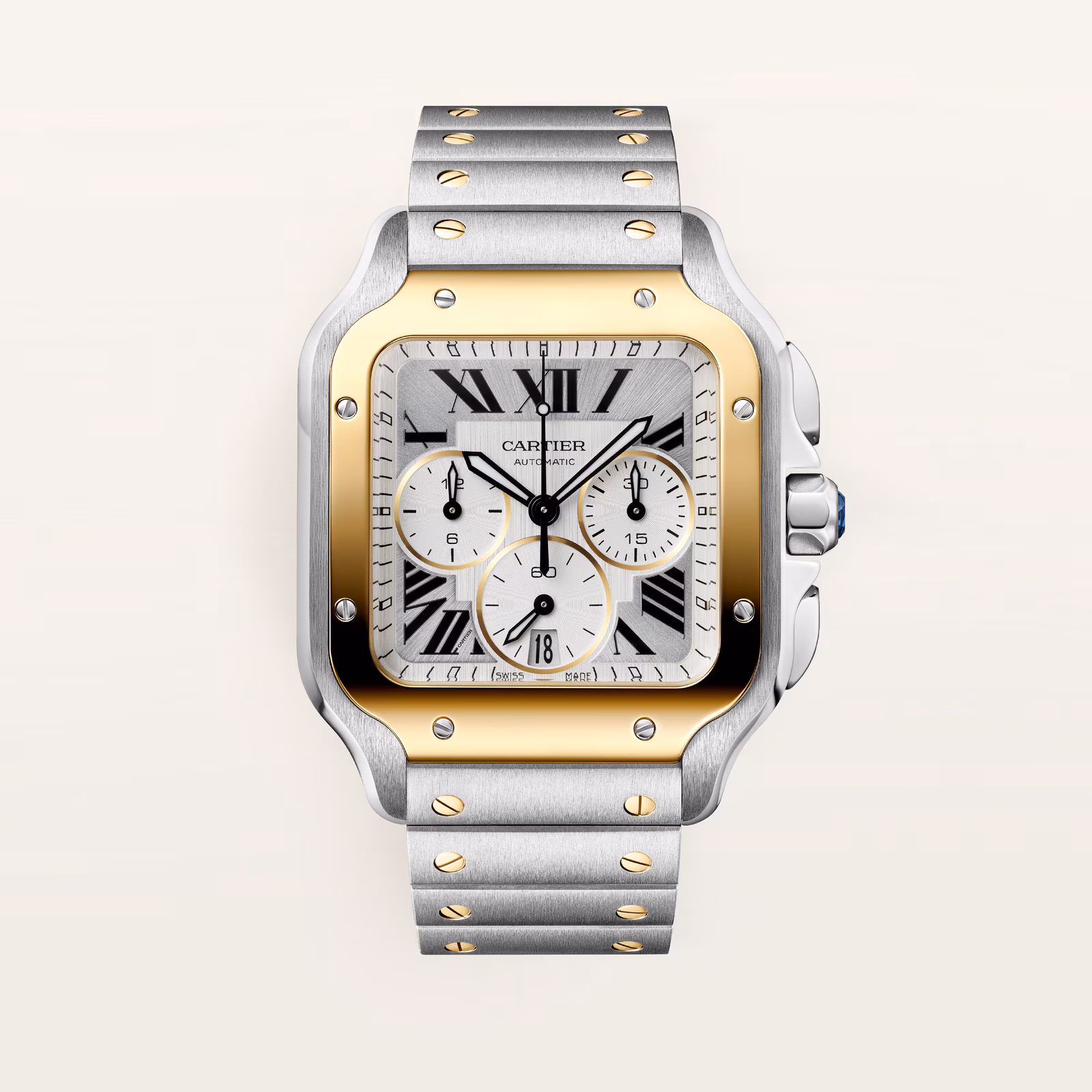 Cartier Santos de Cartier Large Model Yellow Gold