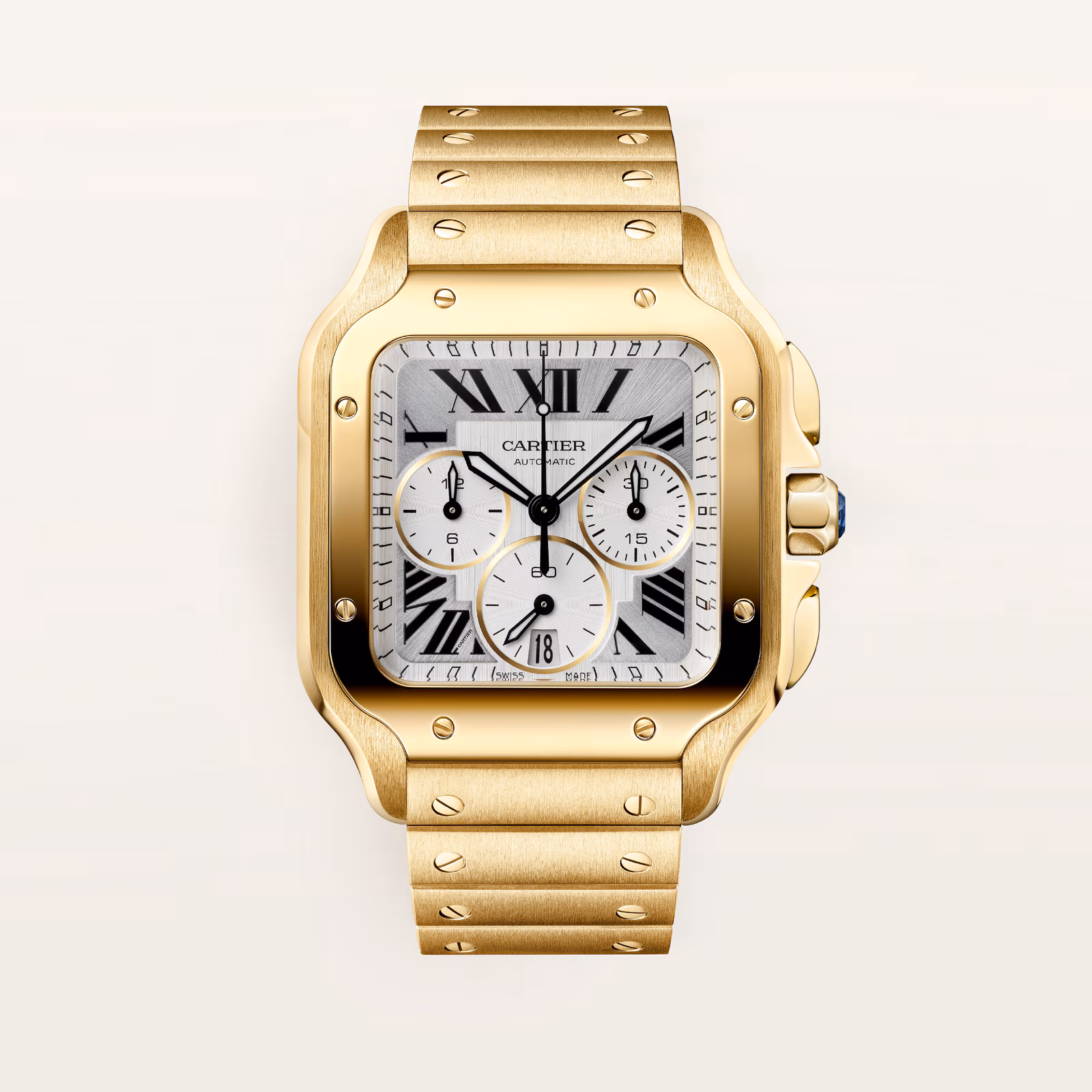 Cartier Santos de Cartier Large Model Yellow Gold