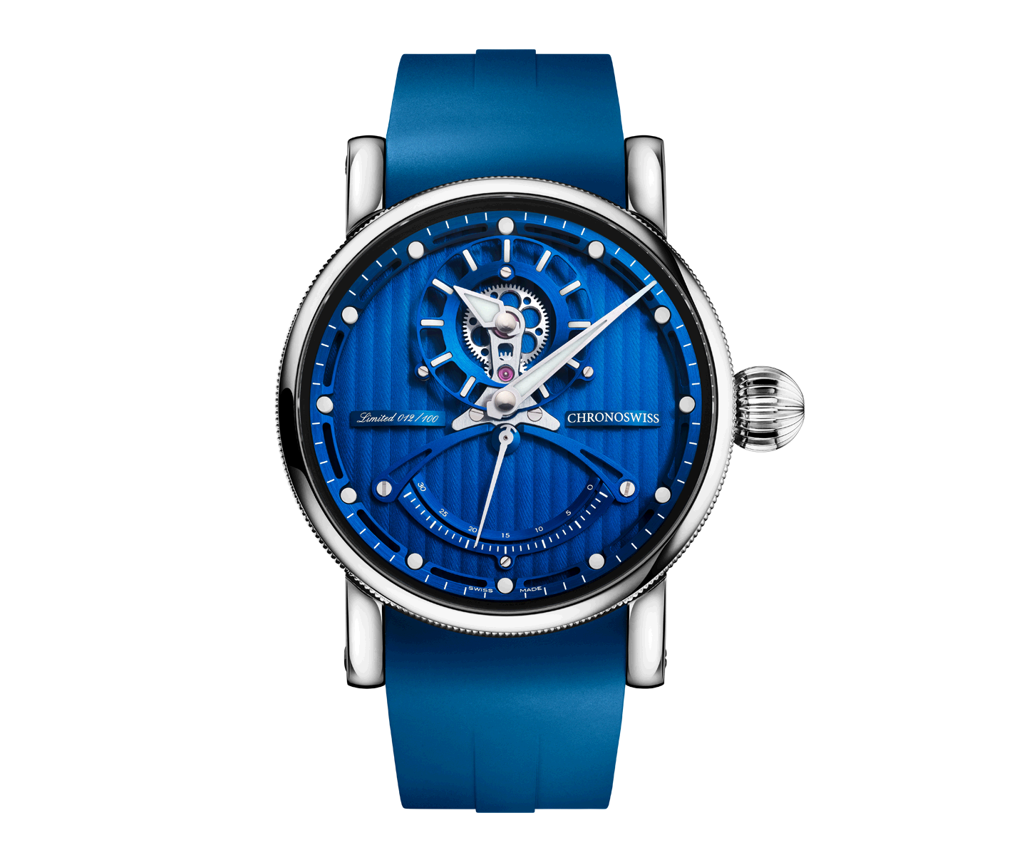ChronoSwiss ReSec Vertical Blue Manufacture