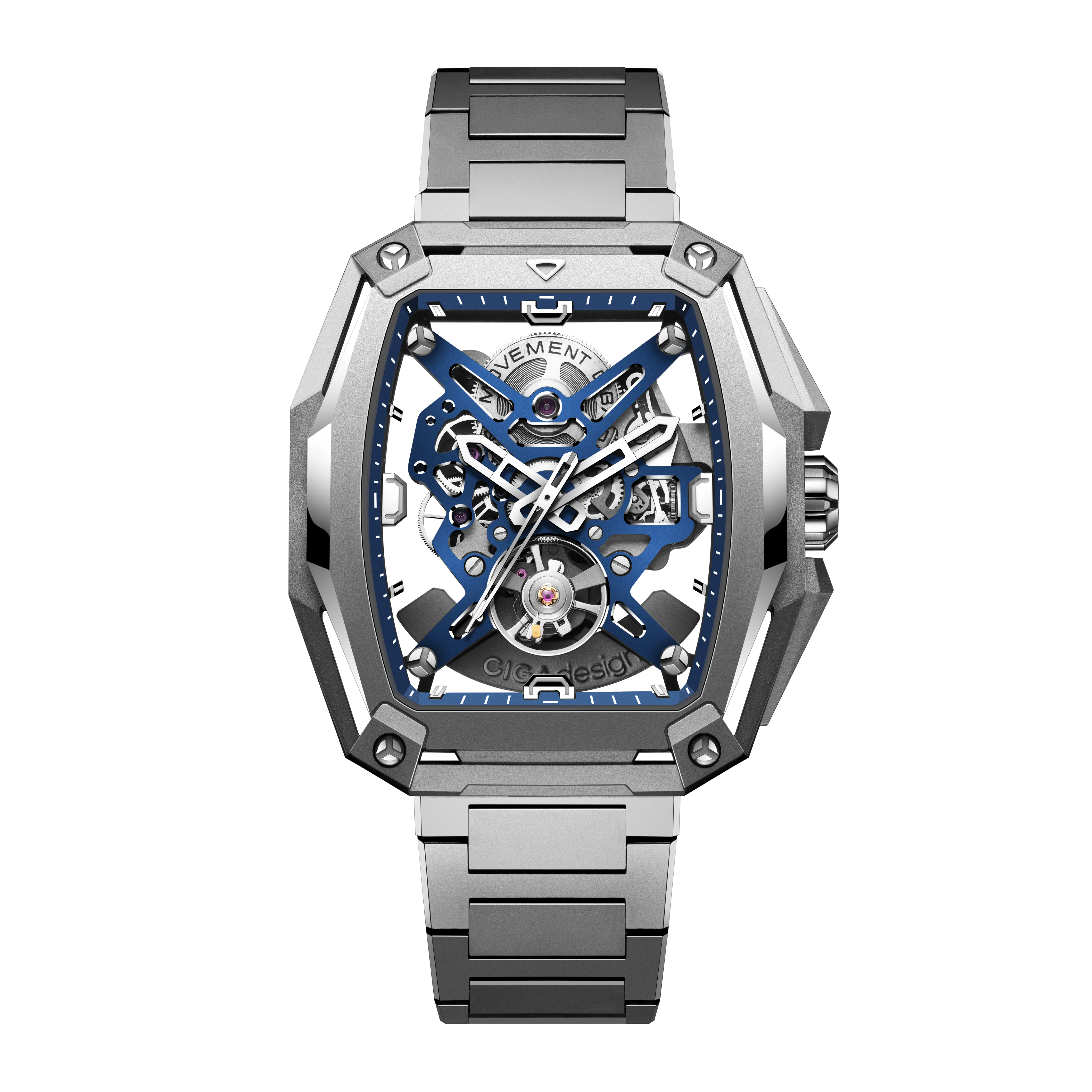 CIGA Design SKELETON AUTOMATIC WATCH HUNTER TITANIUM