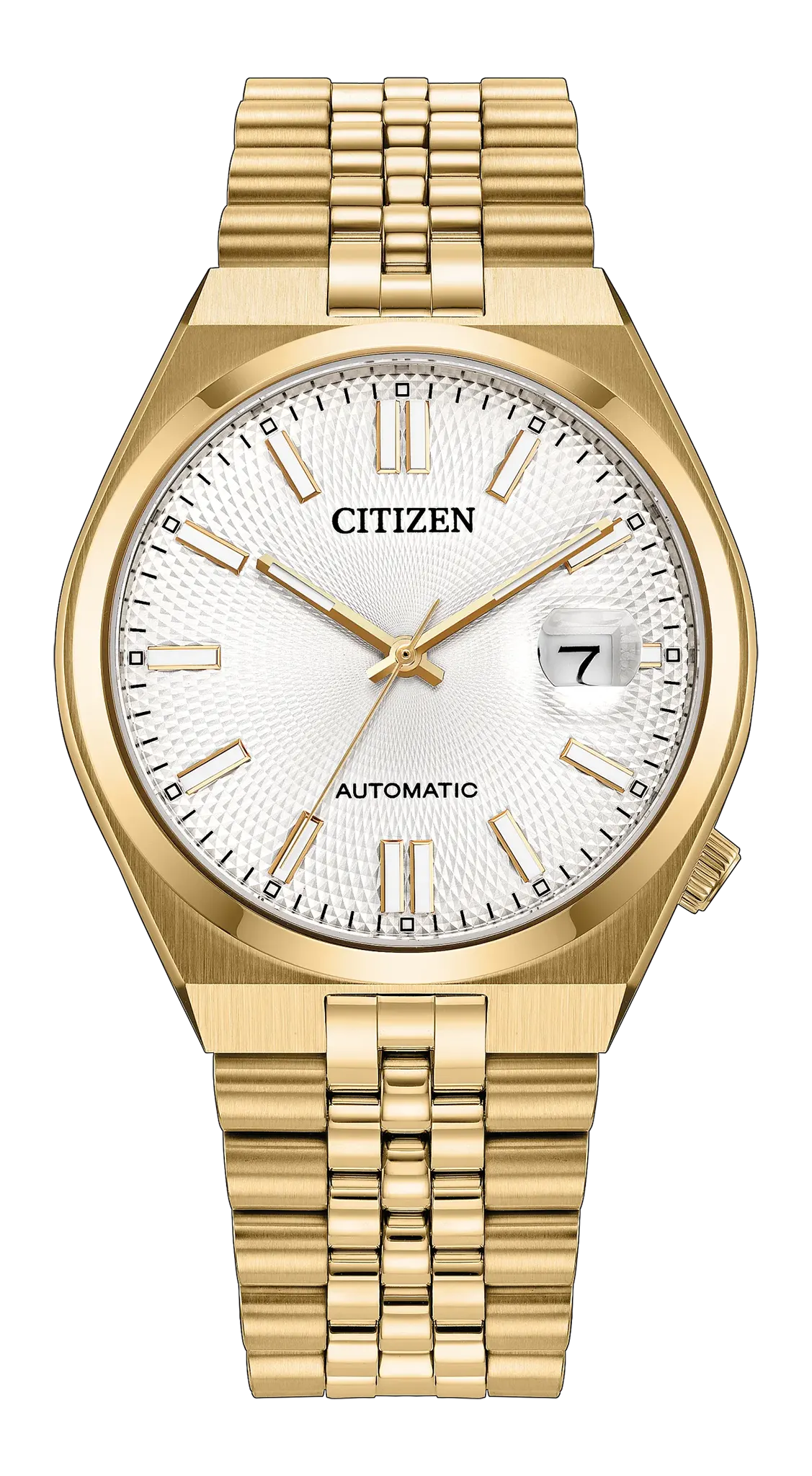 Citizen TSUYOSA 60 37mm Silver-Tone Dial Stainless Steel Bracelet NK0032-56A