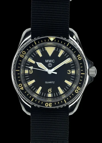 Cooper Watches MWC 1985 Pattern Military Divers Watch with Chromed Case and Sapphire Crystal