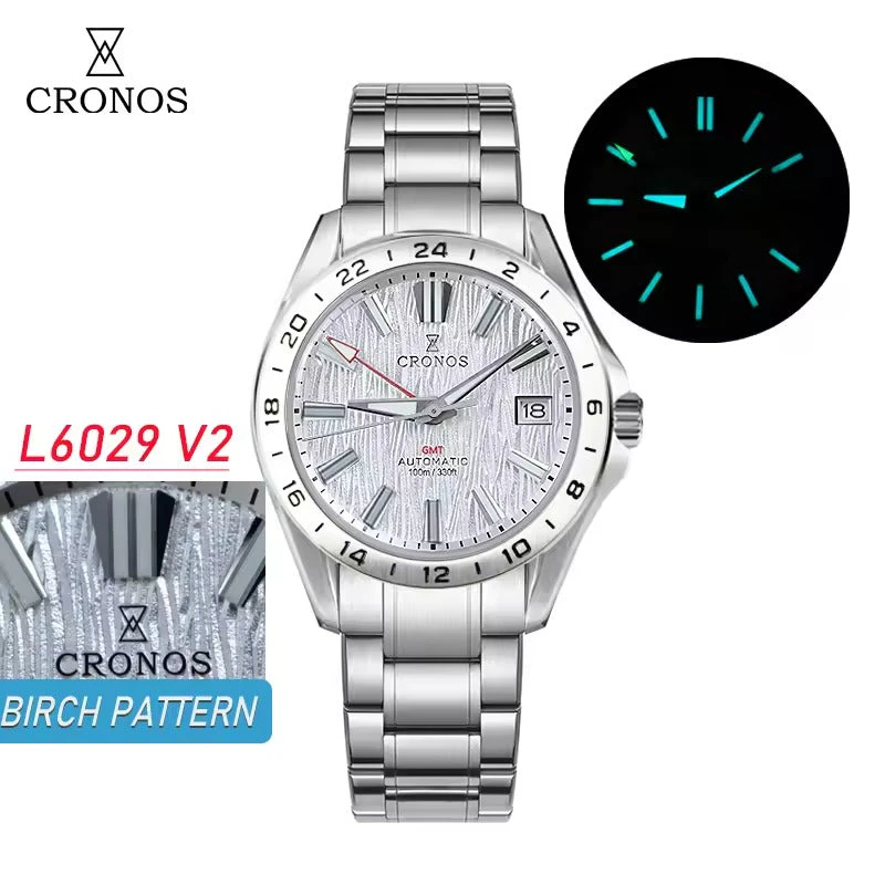 Cronos 39mm GMT (L6029)