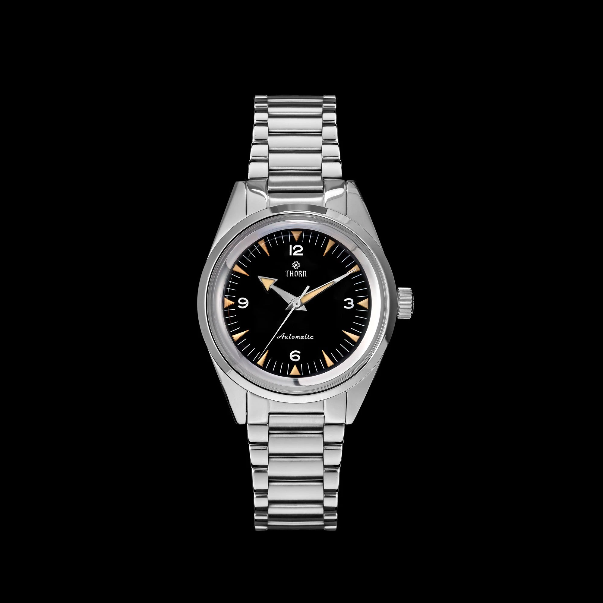 Cronos THORN 38mm Automatic Watch 1950s Tribute Collection T026