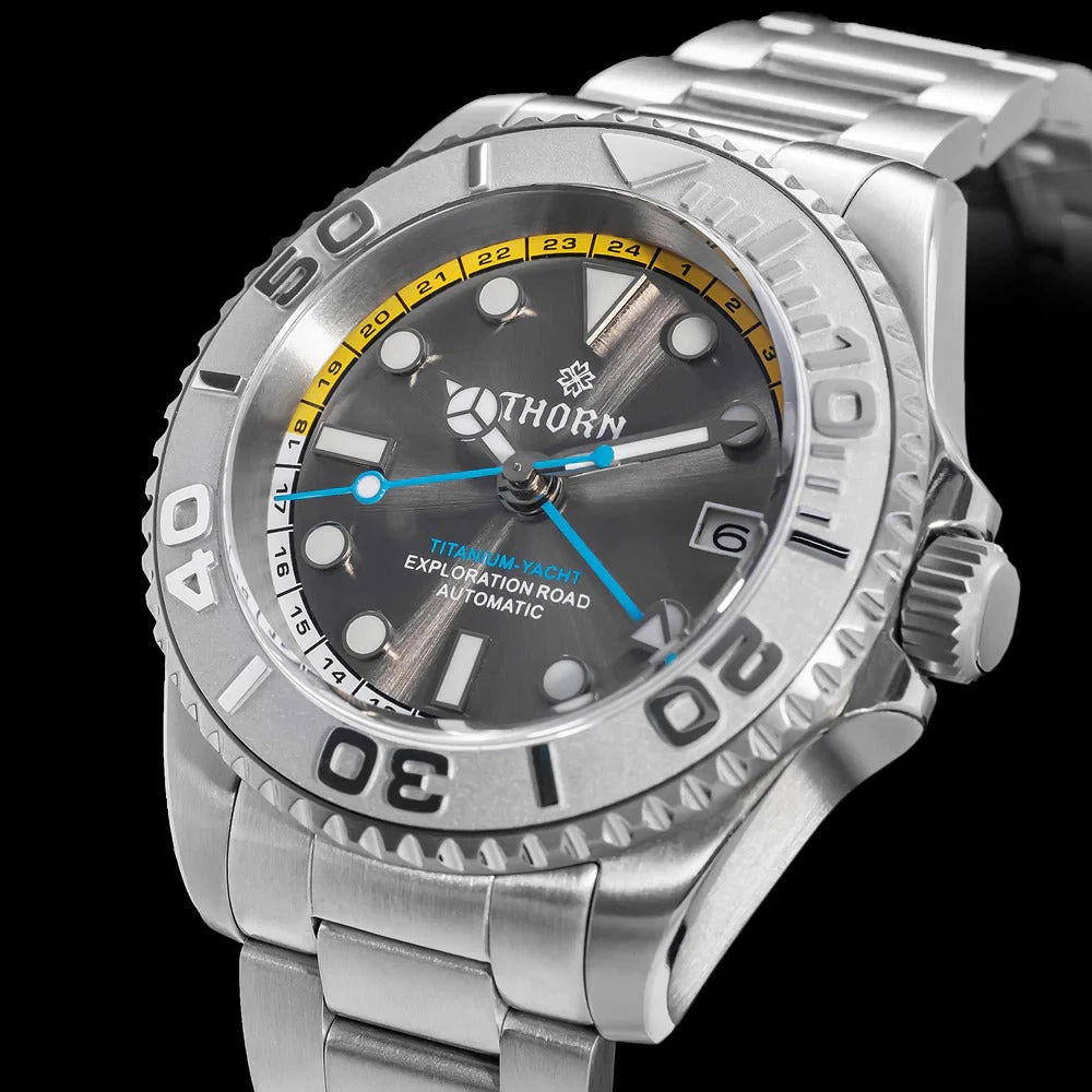 Cronos THORN Titanium Helium Valve NH34 GMT Watch