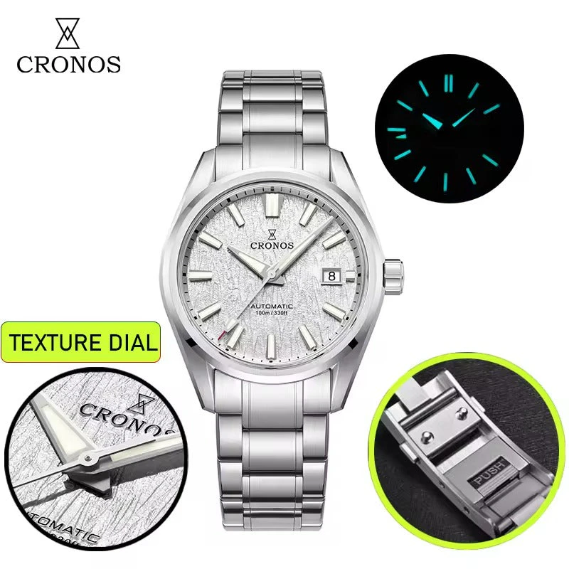 Cronos Men Watch 39mm Automatic Watches L6037M