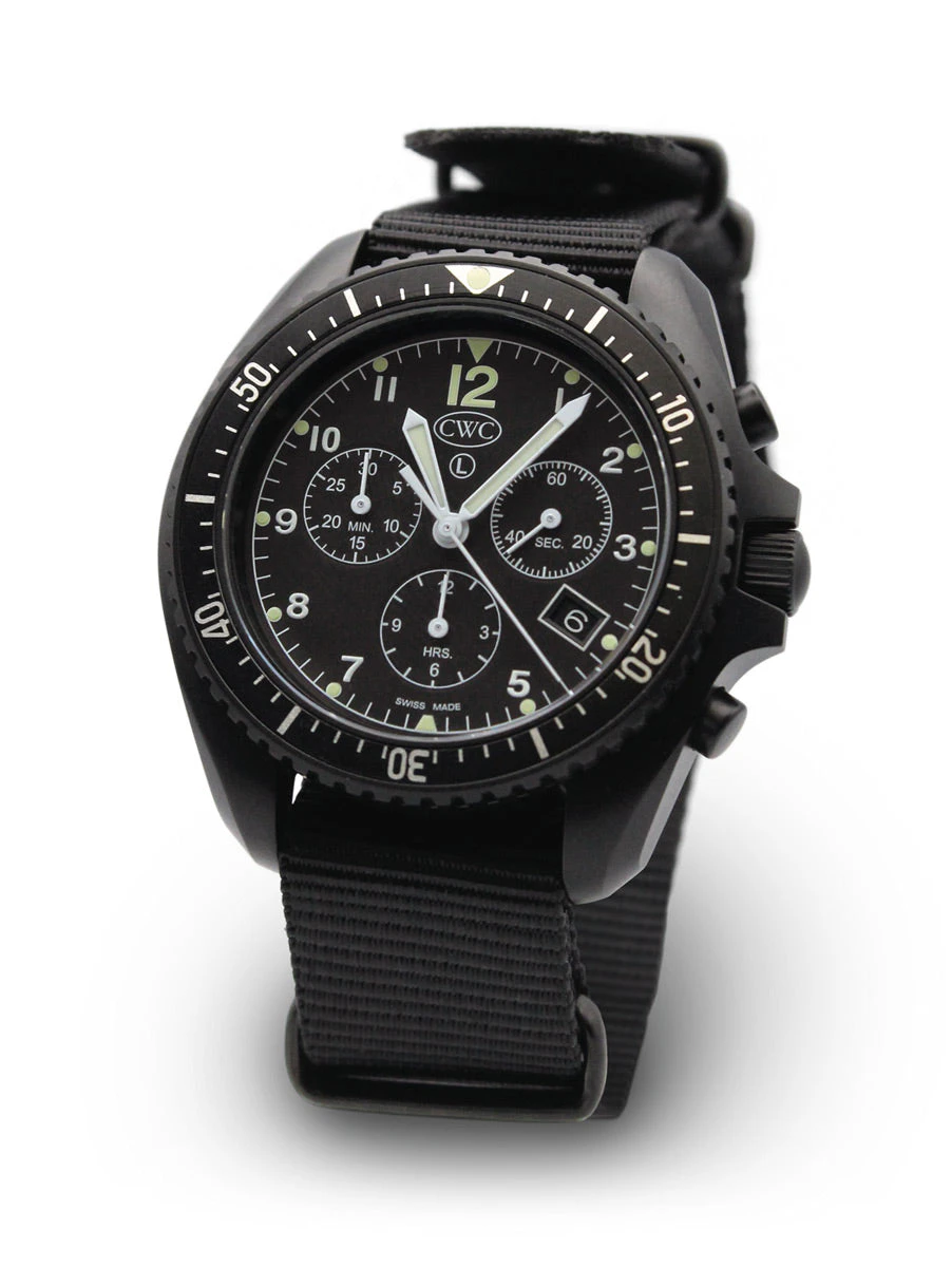 CWC (Cabot Watch Company) Sea Falcon Watch - Black