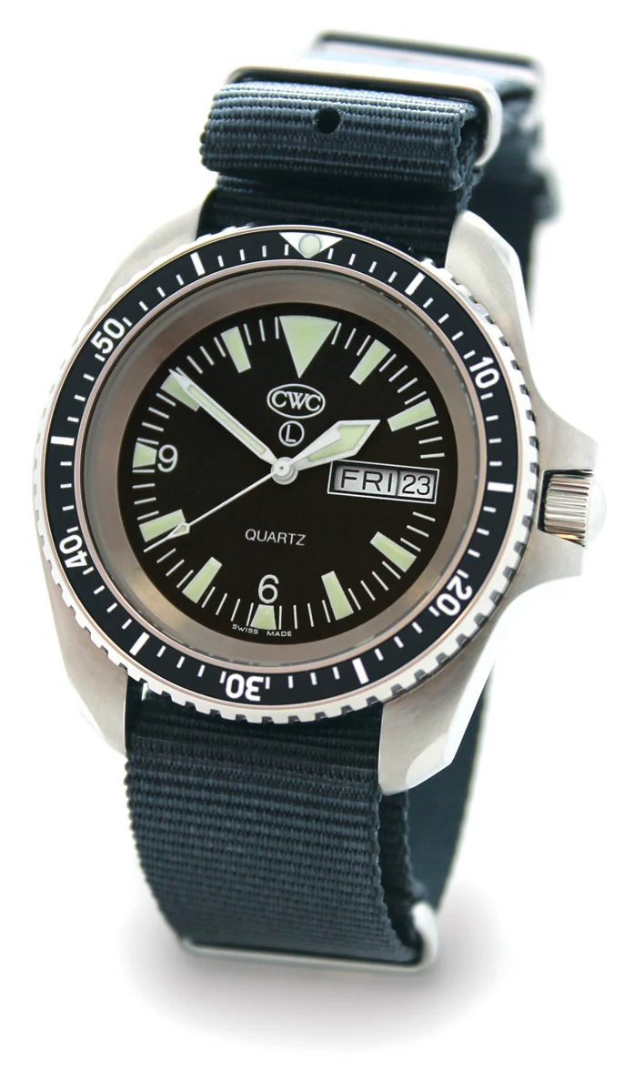 CWC RN Quartz Divers Watch Mk.2 Day/Date, Matte Top